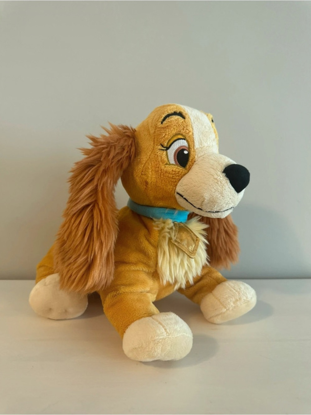 Disney Store Lady and the Tramp Lady Plush 12" Cocker Spaniel Dog Stuffed Toy